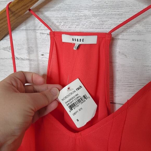 Ro & De Pink Racer Back Tank Size Small - Picture 3 of 11